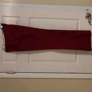 The Limited - Dark red wide legged trousers